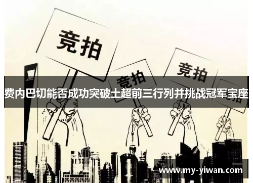 费内巴切能否成功突破土超前三行列并挑战冠军宝座